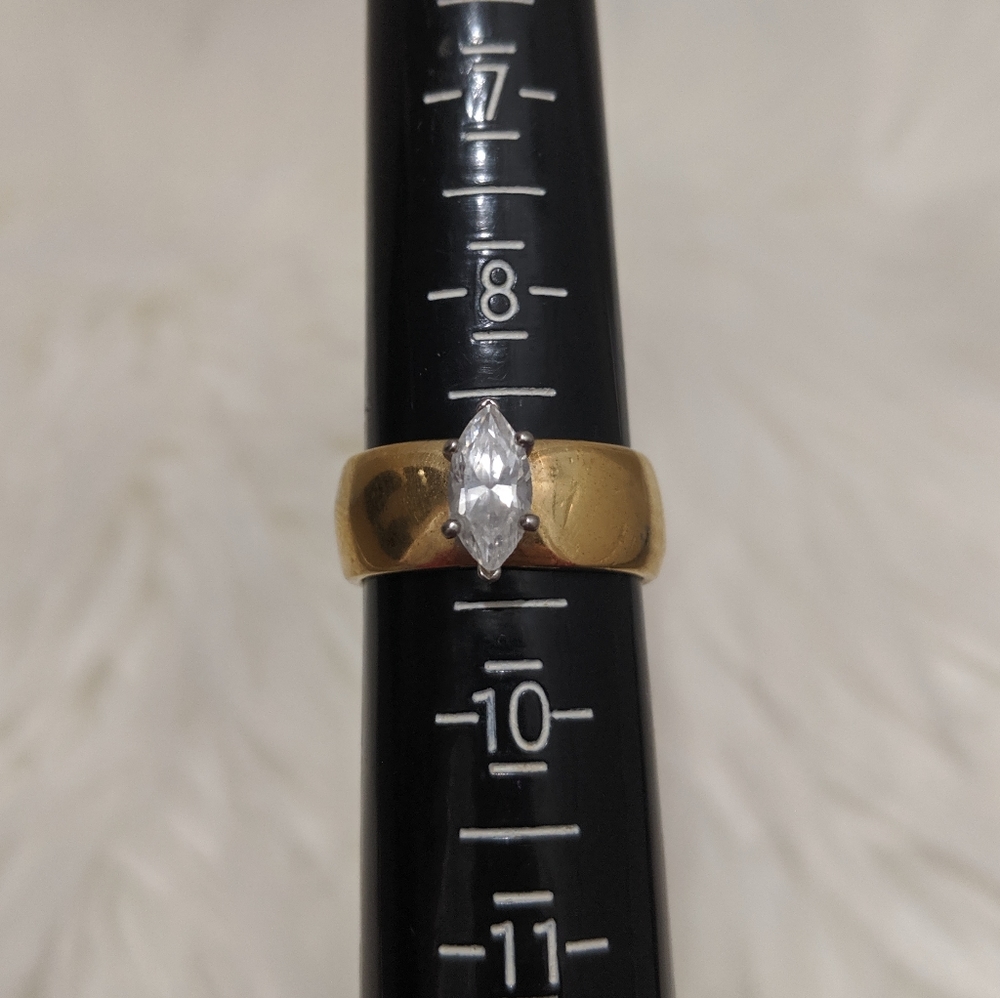 18k Heavy Gold Electroplated Ring (18kHGEO)